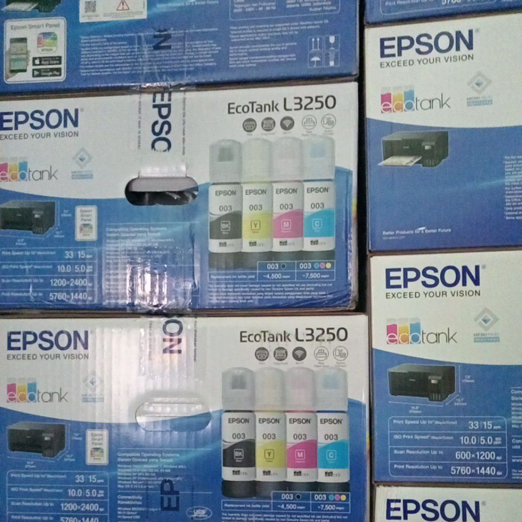 Printer Epson L3250 new kondisi baru+tinta original