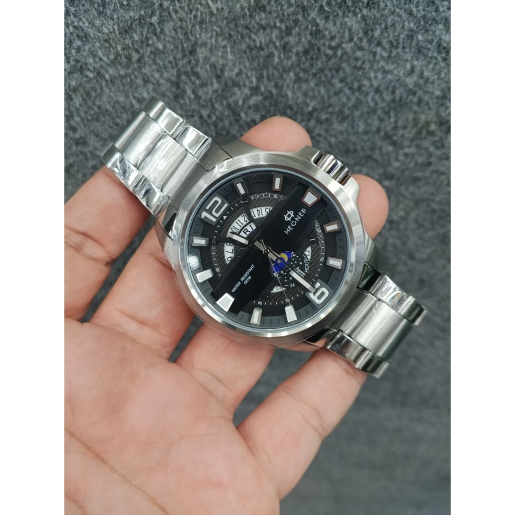 Hegner 5082G-2SDB#Hegner 5082G#Hegner 5082#HW 5082G-2SDB#Jam tangan pria Hegner 5082G#Man watch Hegn