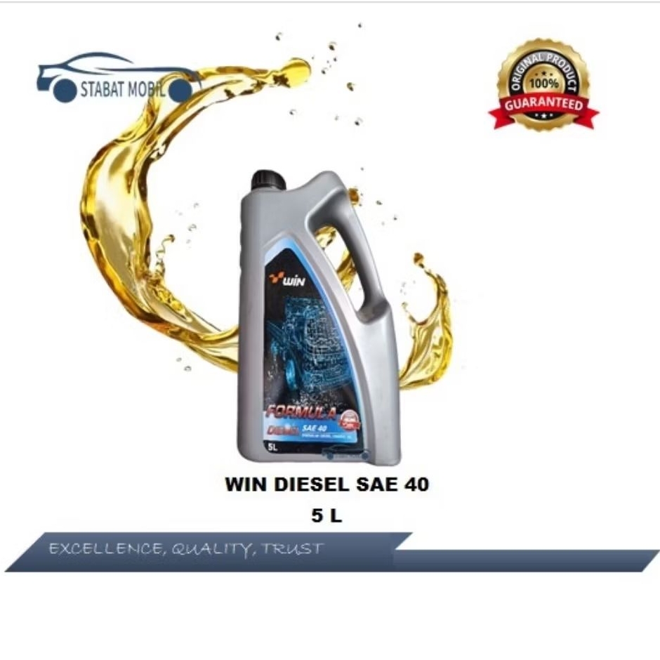 WIN Formula Diesel SAE 40 (5 L) Oli Solar