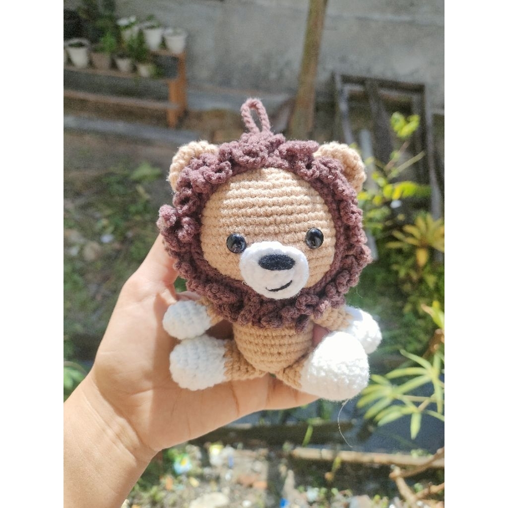 Gantungan kunci lion Leo xodiac