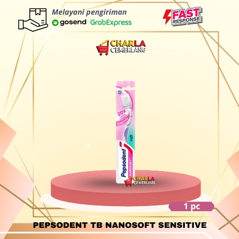 PEPSODENT Sikat Gigi Nanosoft Sensitive isi 1 Pcs / Pepsodent Nanosoft
