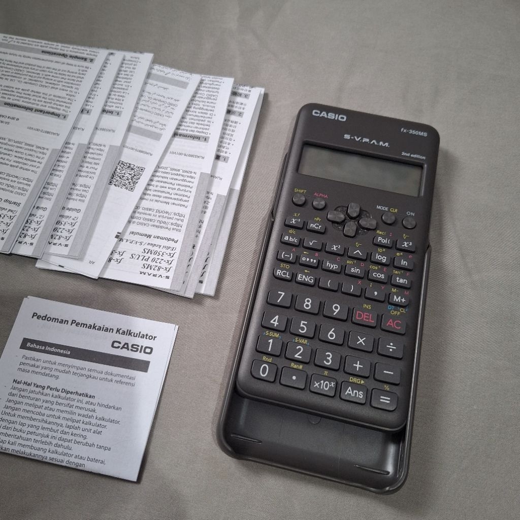 

kalkulator casio fx-350ms 2nd edition scientific calculator