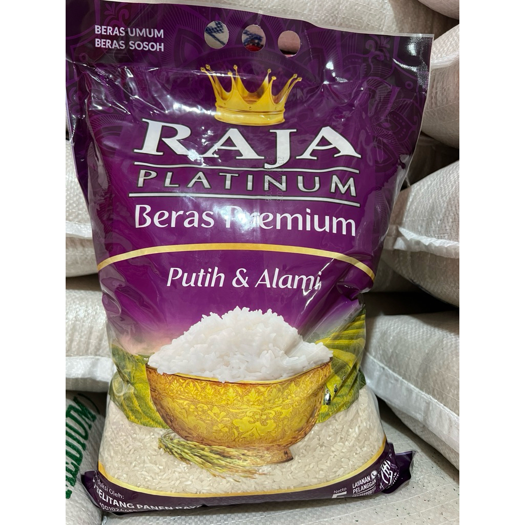 

Beras Putih, Beras Enak, Beras Premium, Beras Cap RAJA PLATINUM 5kg