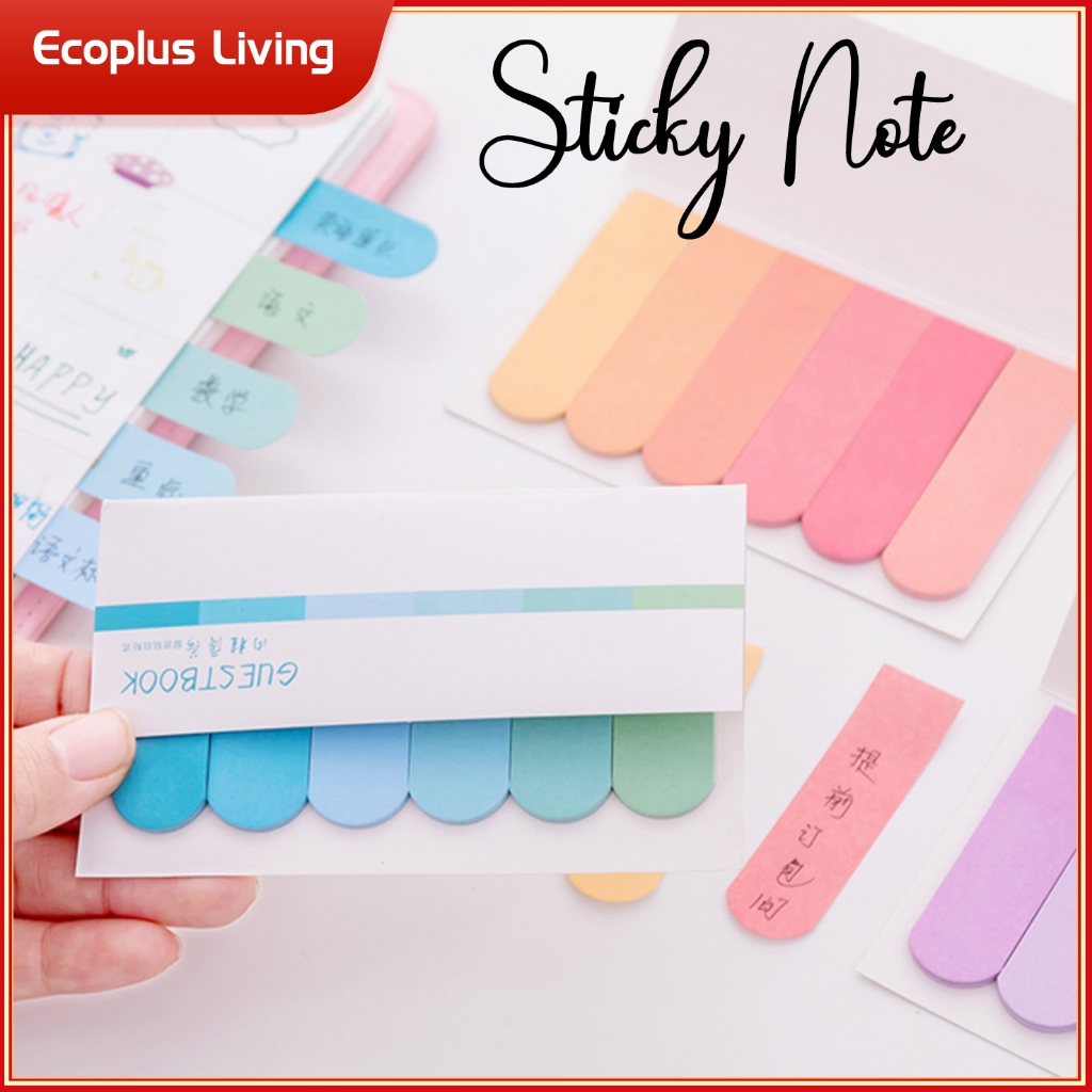 

120Lembar Sticky Note Catatan Sekolah Kantor ATK Pembatas Penanda Tulisan