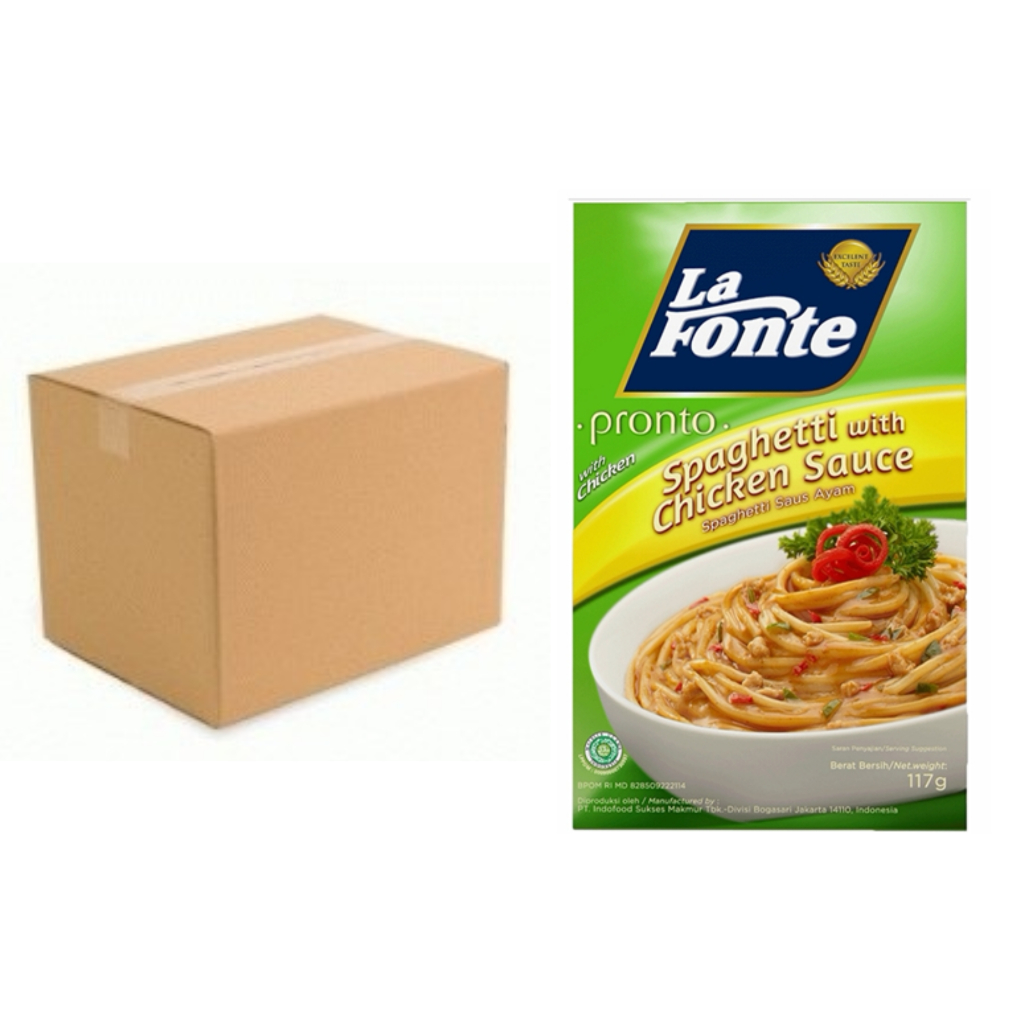 

La Fonte Spaghetti Instant Saus Ayam 117g – Spaghetti Kenyal dengan Saus Ayam Gurih