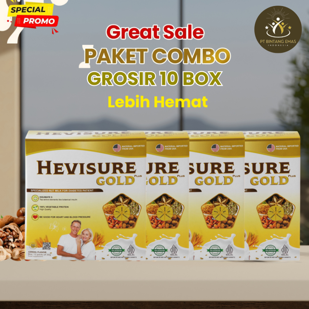 

HEVISURE GOLD PAKET GROSIR 10 BOX | 100% Asli Original Resmi PT Bintang Emas Perdagangan Indonesia