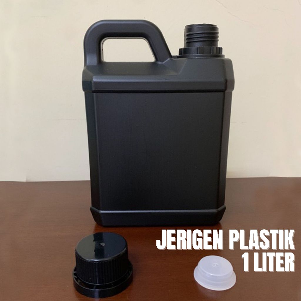 JERIGEN 1 LITER HITAM / JERIGEN 1000ML TAIWAN HITAM