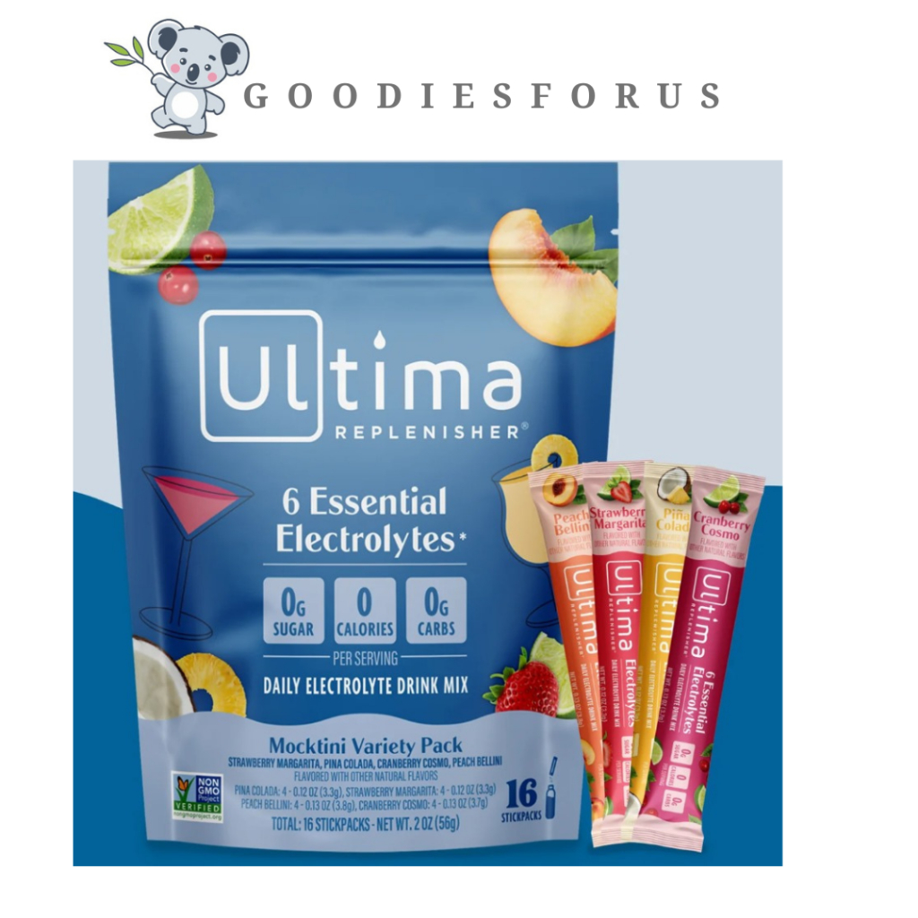 

Ultima Replenisher/Mocktini Variety Pack isi16 Stickpacks/Minuman Elektrolit