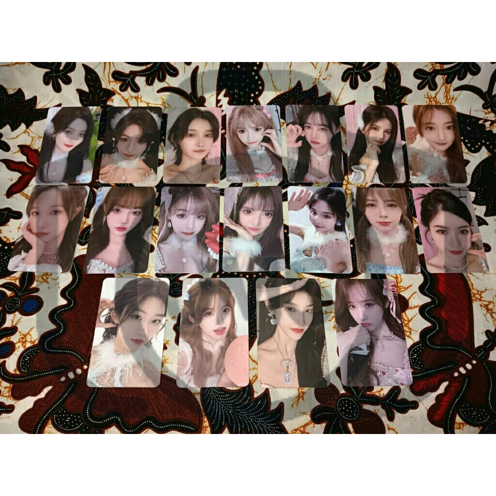 Photocard 2025 SNH48 Group Happy New Year Theme PC Photocard Shun Li Wang Ruiqo Zhang Yueming Qing Y