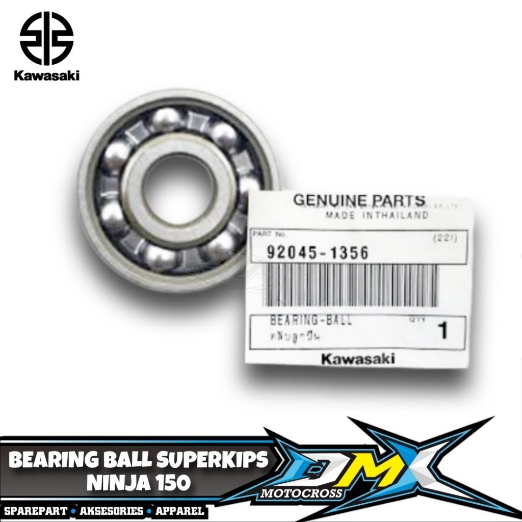 BEARING BALL LAKER LAHAR SUPERKIPS NINJA 150 92045-1356