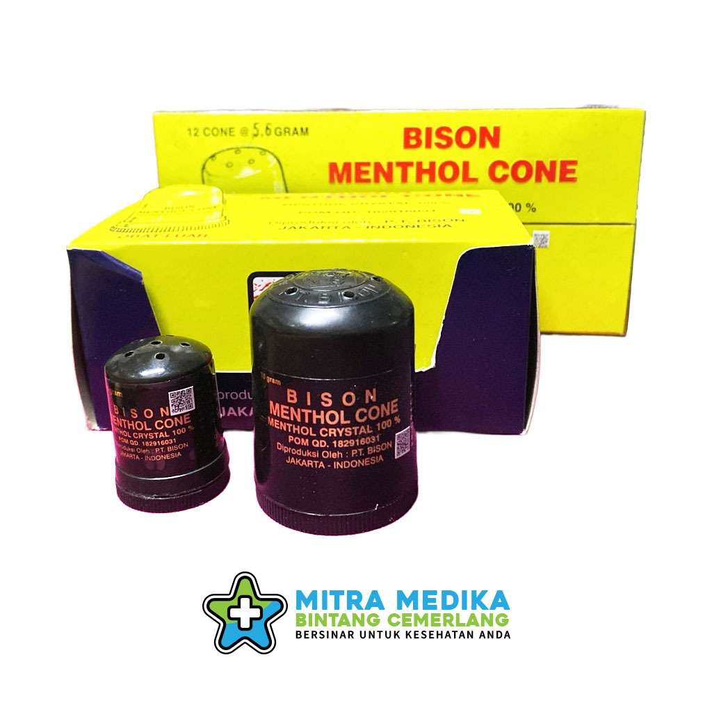 BISON MENTHOL CONE MENTHOL CRYSTAL 100% (1 PCS)