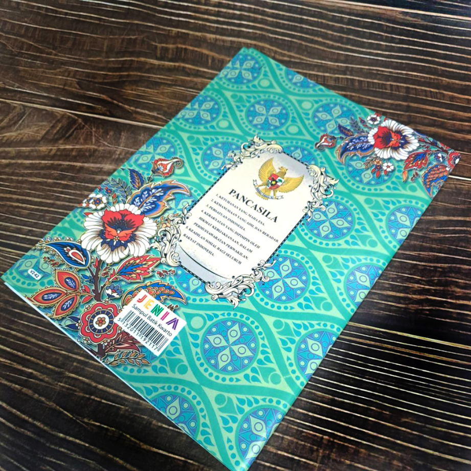 

JENIA Sampul Buku Tulis Kwarto Motif Batik Art Paper - Isi 20 Pcs