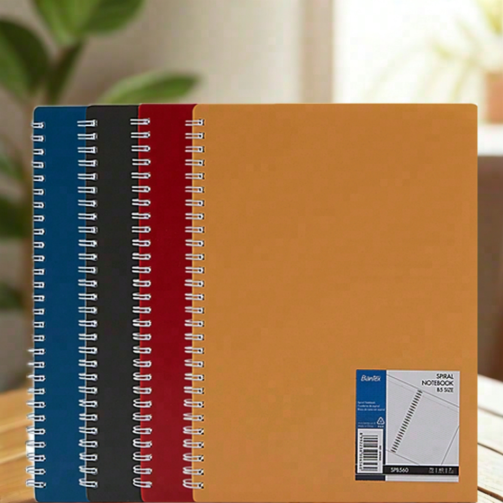 

[Pelangi Stationery] Bantex Spiral Notebook B5 Kertas 70g Bergaris Warna Klasik SPB560