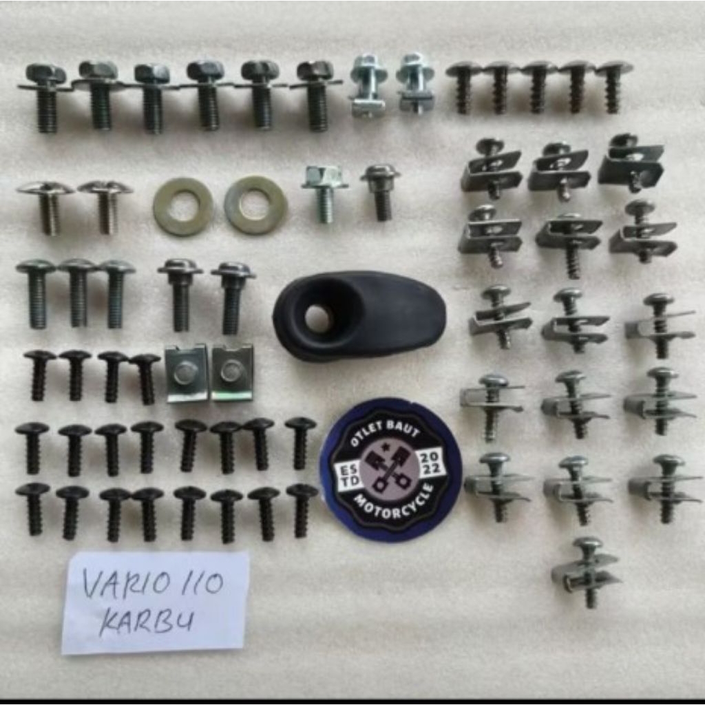 Baut Scrup Vario 110 Karbu Fullbody Baut Motor Lengkap