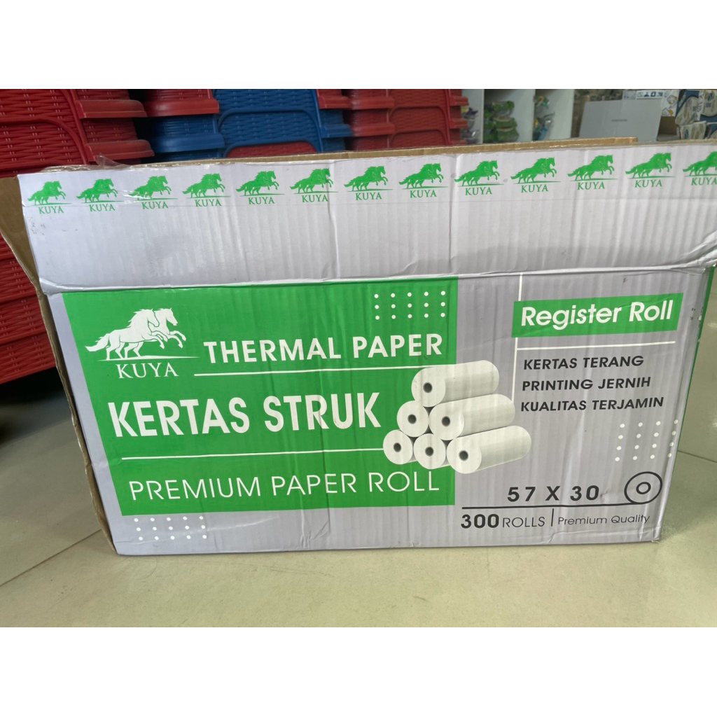 

Thermal Kuya Termurah isi 10 roll Terlaris Ukuran 57 x 30
