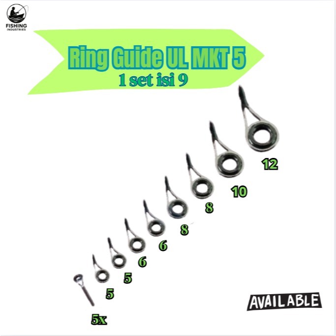 1 Set Ring Guide UL MKT 5 Isi 9