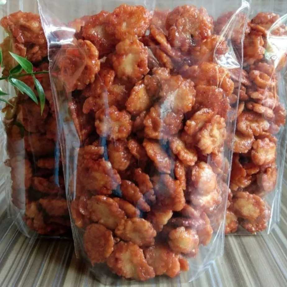 

Emping Melinjo Pedas Manis 500gr\ Crispy and Spicy-Sweet - toko_berkah_3d
