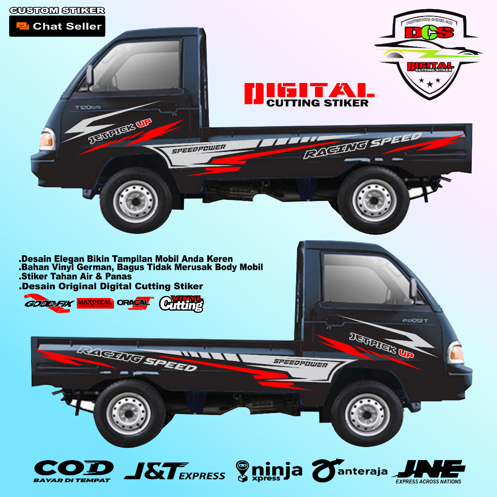 Stiker Cutting Mobil Pickup Futura Stiker Futura Suzuki Sport Stiker Variasi Mobil Pickup Carry Futu