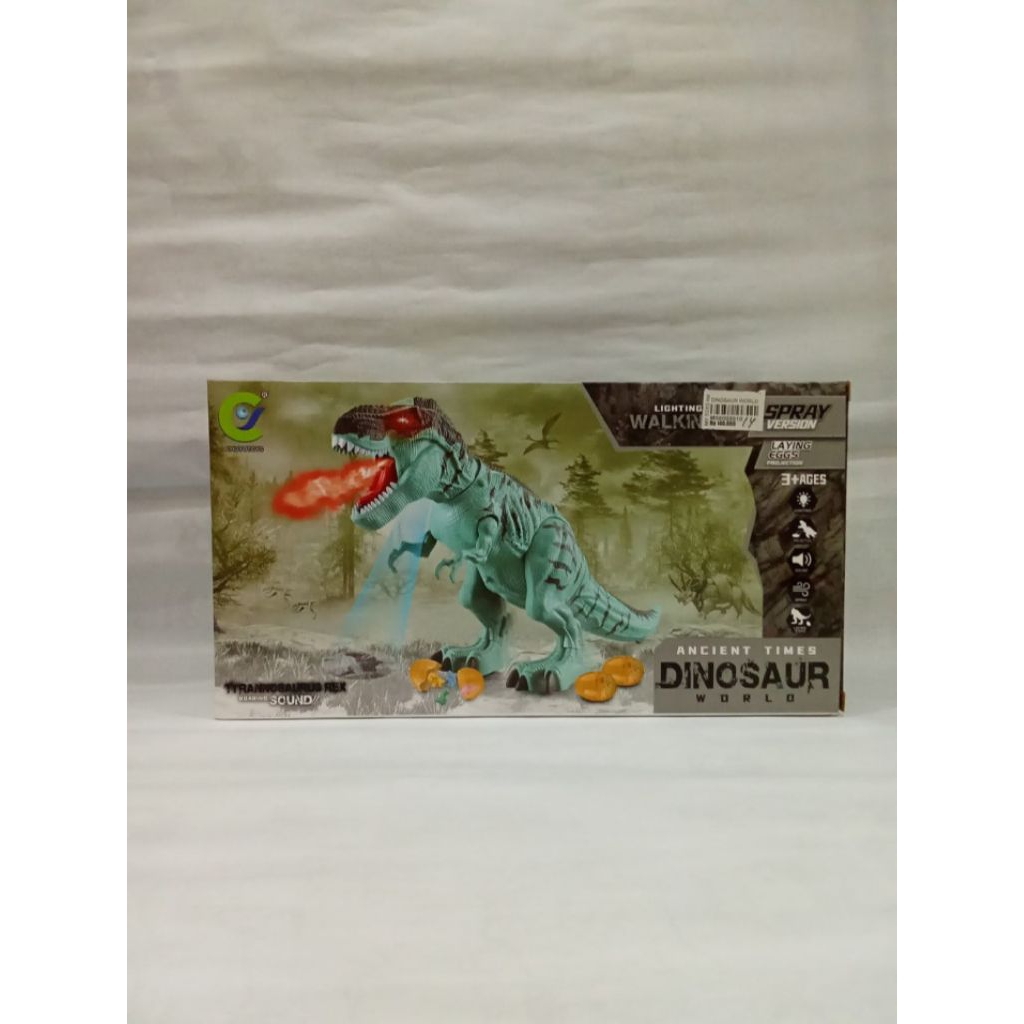 Mainan Dinosaurus Bertelur Spray Baterai