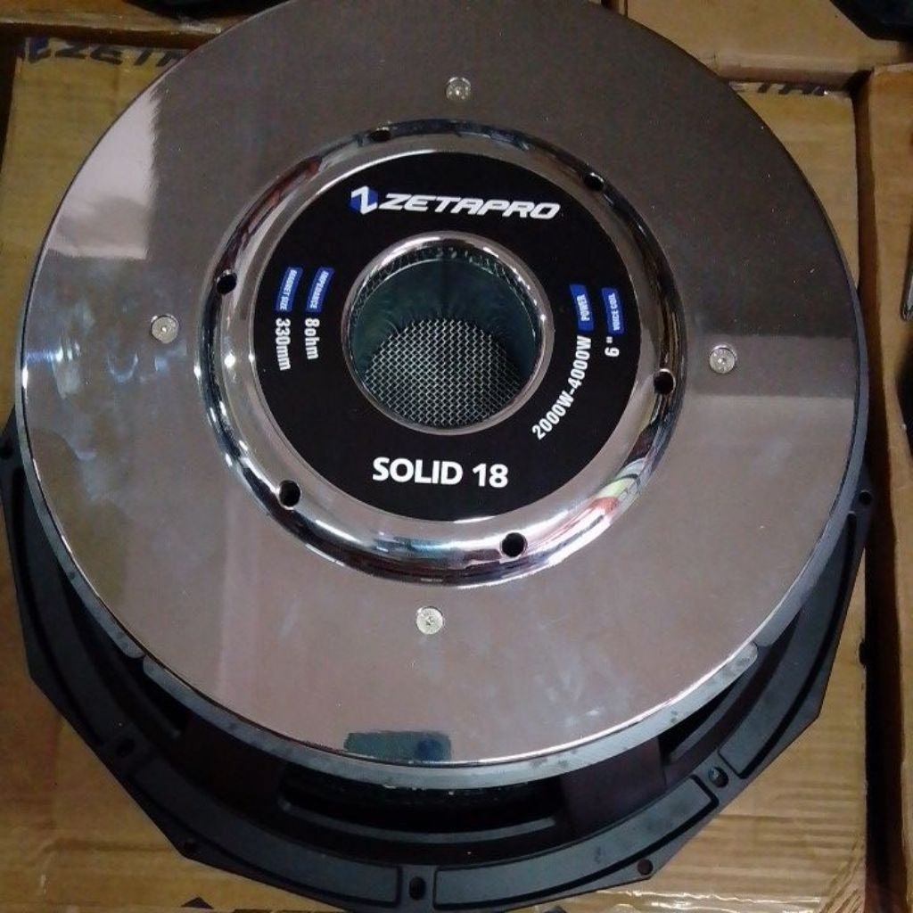 Speaker zetapro solid18inch coil 6/SPEAKER ZETAPRO SOLID18 VOICECOIL 6 INCH