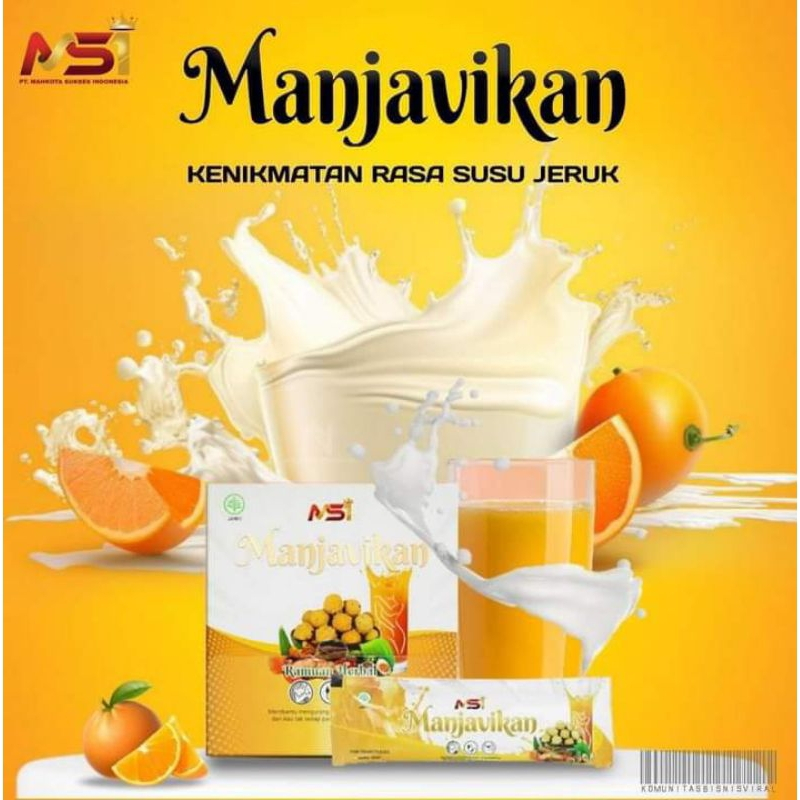 MSI Manjavikan Jamu kewanitaan Nyeri Haid datang bulan tidak lancar dan keputihan