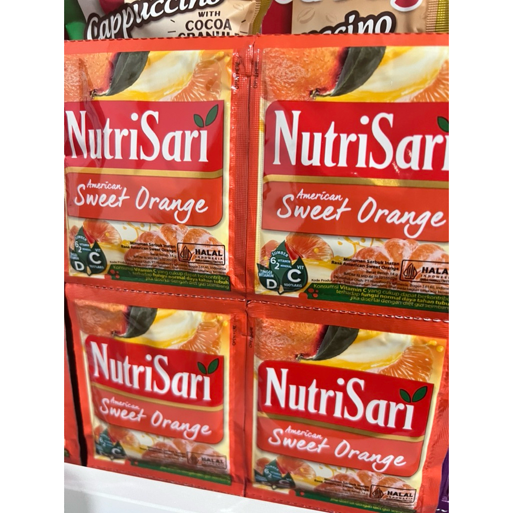 

Nutrisari 1 renteng isi 10 sachet