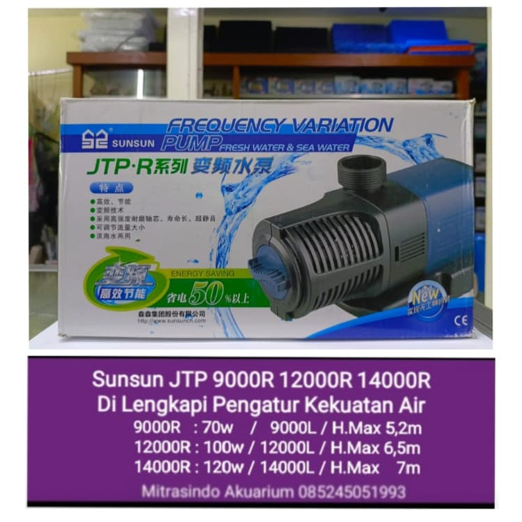Sunsun JTP 9000R Pompa Celup Kolam Aquarium