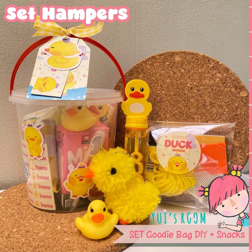 

Goodie Bag DIY Gantungan Tas + Snacks | Hampers Souvenir Ultah Tema Custom