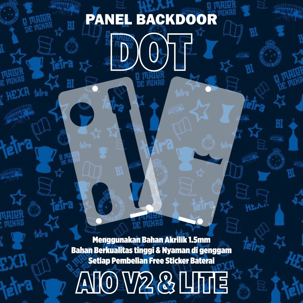 

KODE E79A E2R Creative New Accrylic Clear Dota