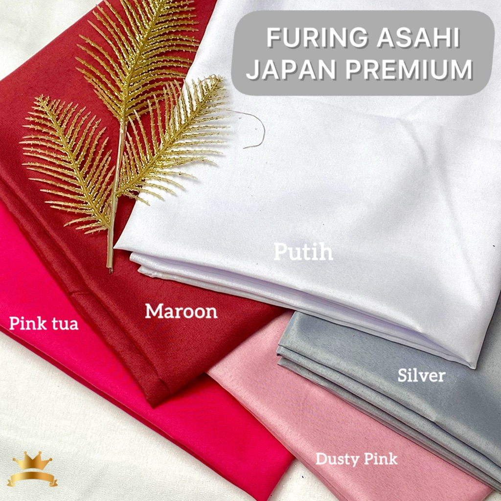 Kain Furing Asahi Jepang Super Silk Premium Original Mewah Murah Lembut 2024