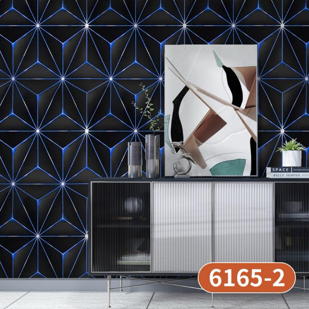 WALLPAPER DINDING MOTIF PERMATA BIRU/WALLPAPER STIKER DINDING LANGSUNG TEMPEL WATERPROOF