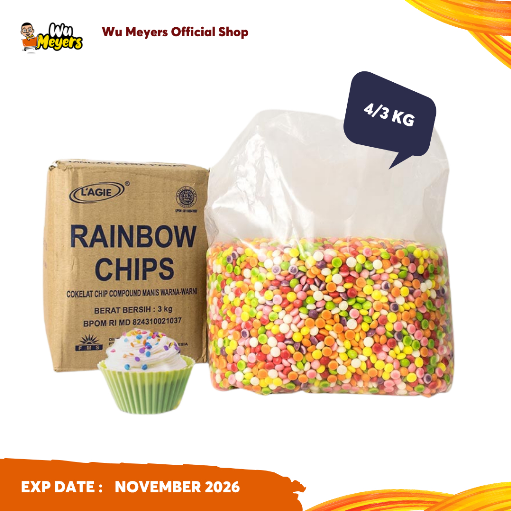 

L'agie Rainbow Chips 1/2 BLT 4/3 kg