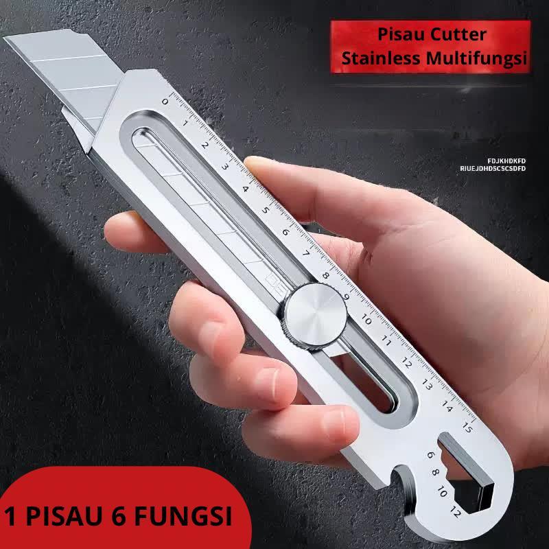 

(Toko snack jkt) Pisau Cutter Tajam Besar Kater Stainless Refill Multifungsi Anti Karat