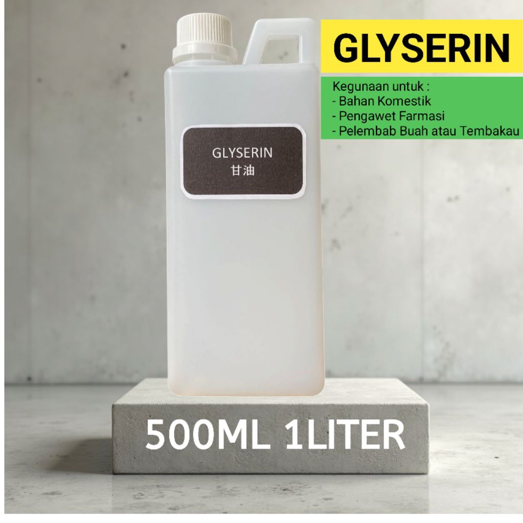 GLISERIN - GLYSERIN NABATI - GLYSERIN 500ML 1LITER