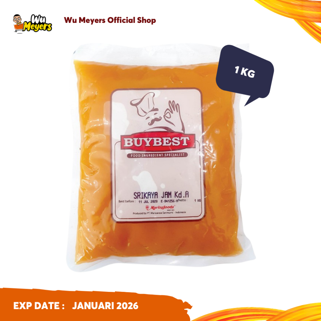 

BuyBest Srikaya Jam - Selai Toping Buah Srikaya Refill 1kg