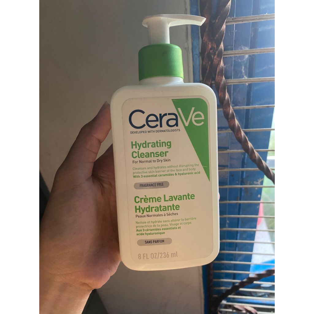 (BPOM) CERAVE HYDRATING CLEANSER 236ML R3JECT KEMASAN KOTOR