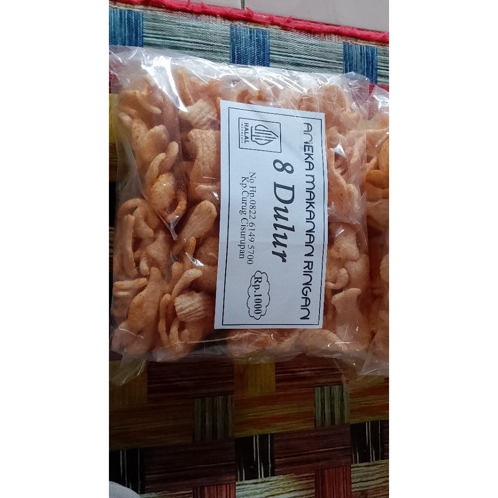 

kerupuk ikan | gurih pedas murah meriah 1 pak isi 10