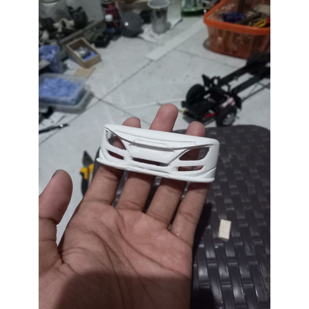 bemper patriot miniatur truk plastik