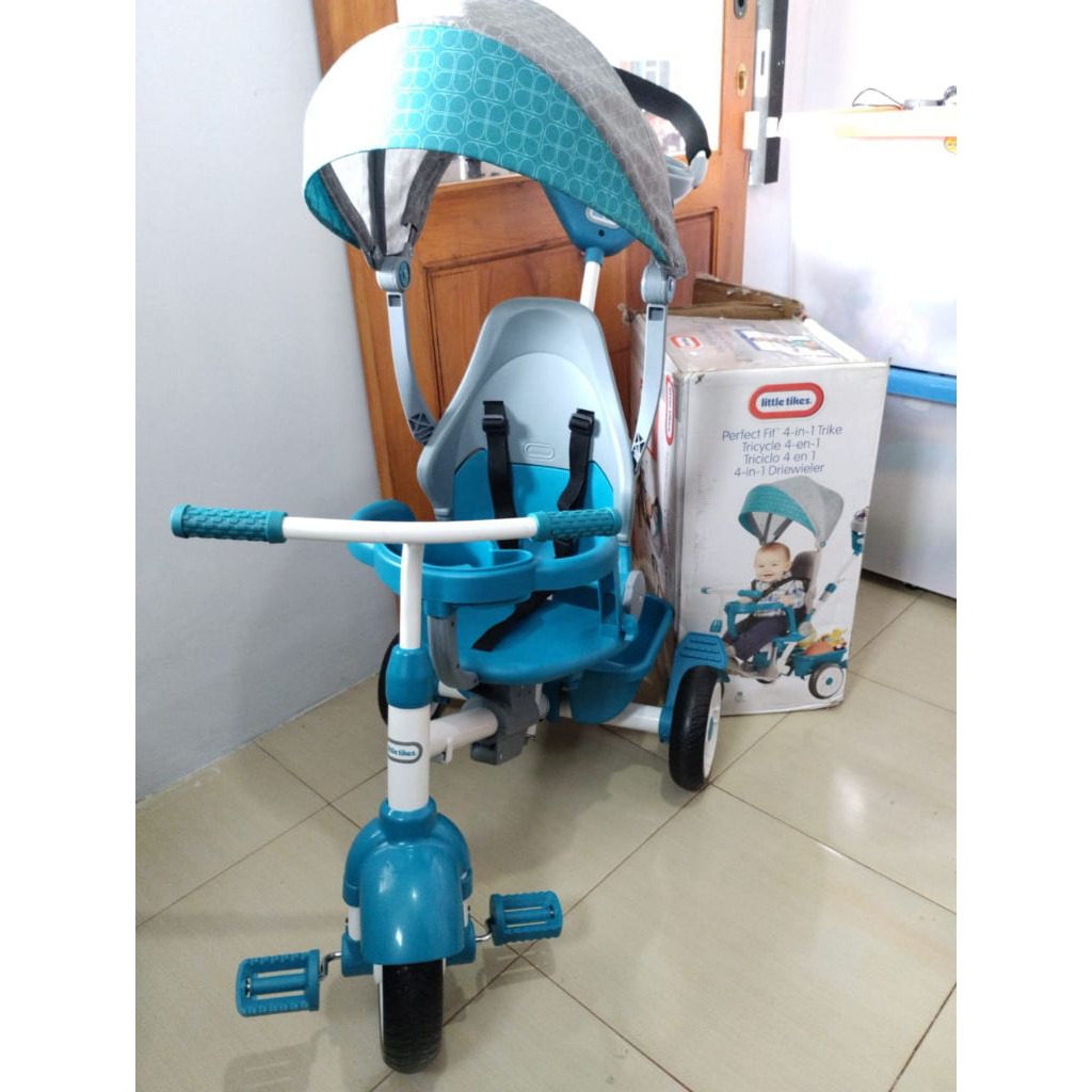 sepeda anak roda tiga little tikes preloved