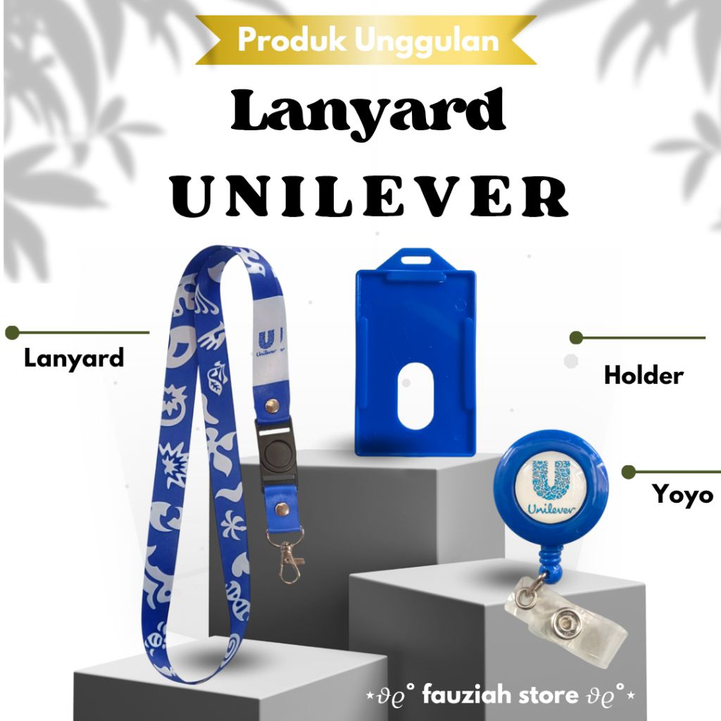 

READY! TALI ID CARD UNILEVER MOTIF BATIK / LANYARD UNILEVER MOTIF TERMURAH!!!