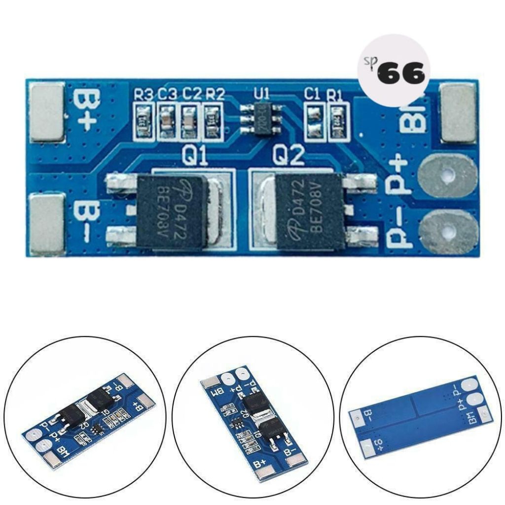 Modul BMS Battery Charger Protection Pelindung Baterai 18650 2S 8A
