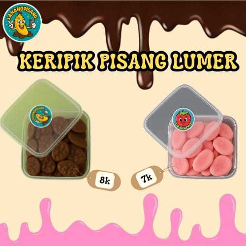 

keripik pisang lumer kemasan 350ml