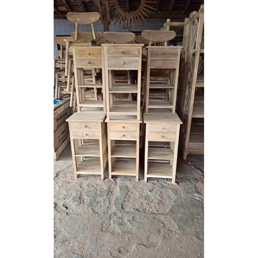 meja dispenser kayu jati / meja dispenser laci / meja dispenser murah