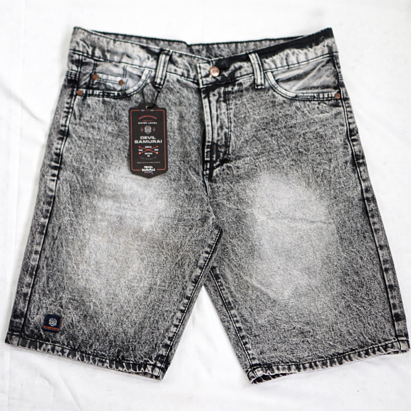 KODE X85X CELANA PENDEK JEANS PRIA CELANA DENIM NON RIPPED CELANA JEANS PENDEK BERMUDA