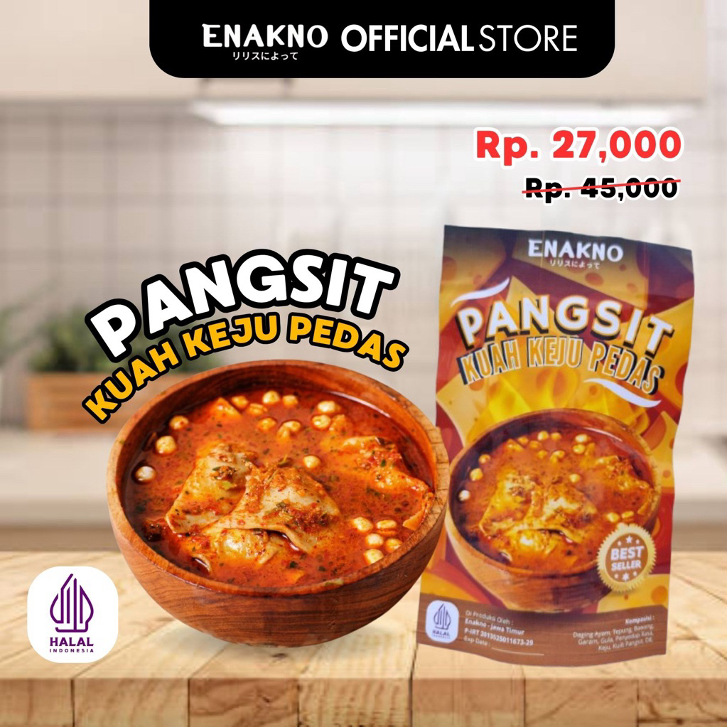 

[ENAKNO] Pangsit Kuah Keju Pedas