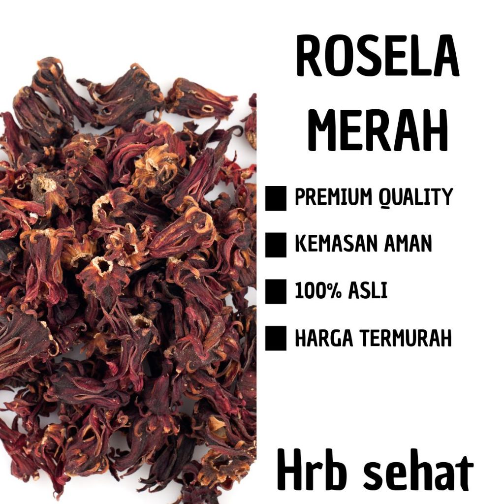 

Bunga Rosella Merah Kering 10 gr, 25 gr