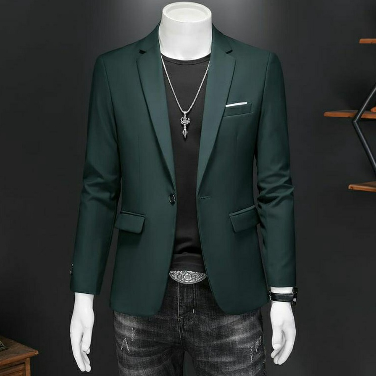 KODE F44K JAS PRIA HIJAU BOTOL  JAS PRIA HIJAU NU  JAS SANTRI FORMAL