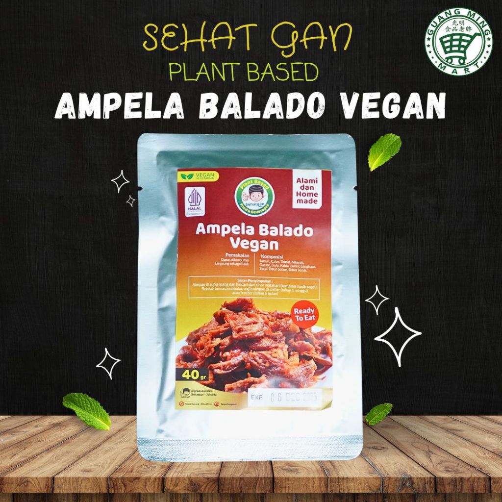 

Sehatgan Ampela Balado Vegan Homemade Ready to eat - 40gr