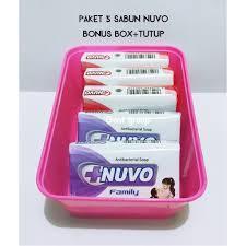 NUVO FAMILY TEPAK KEMASAN BARU LEBIH TEBAL BONUS TEMPAT KOTAK SABUN
