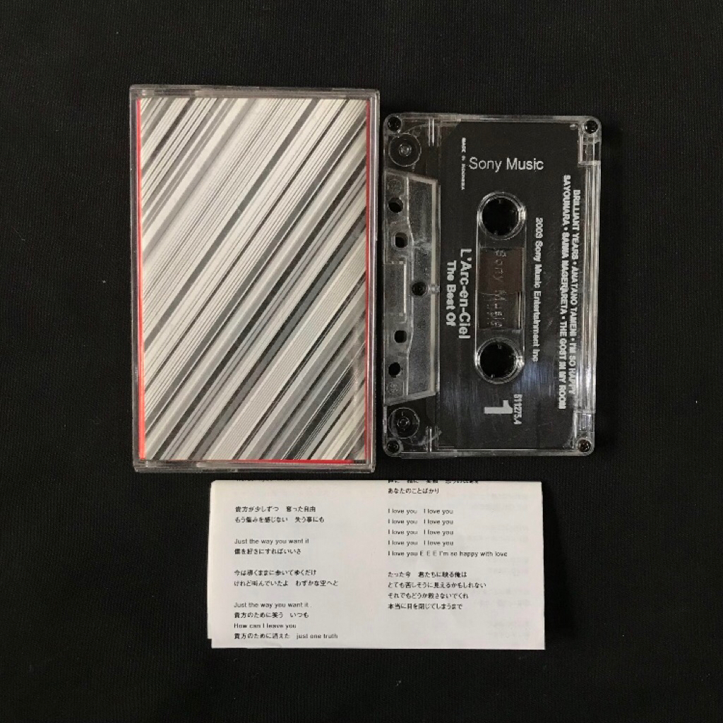 Kaset l arc en ciel / laruku - the best of